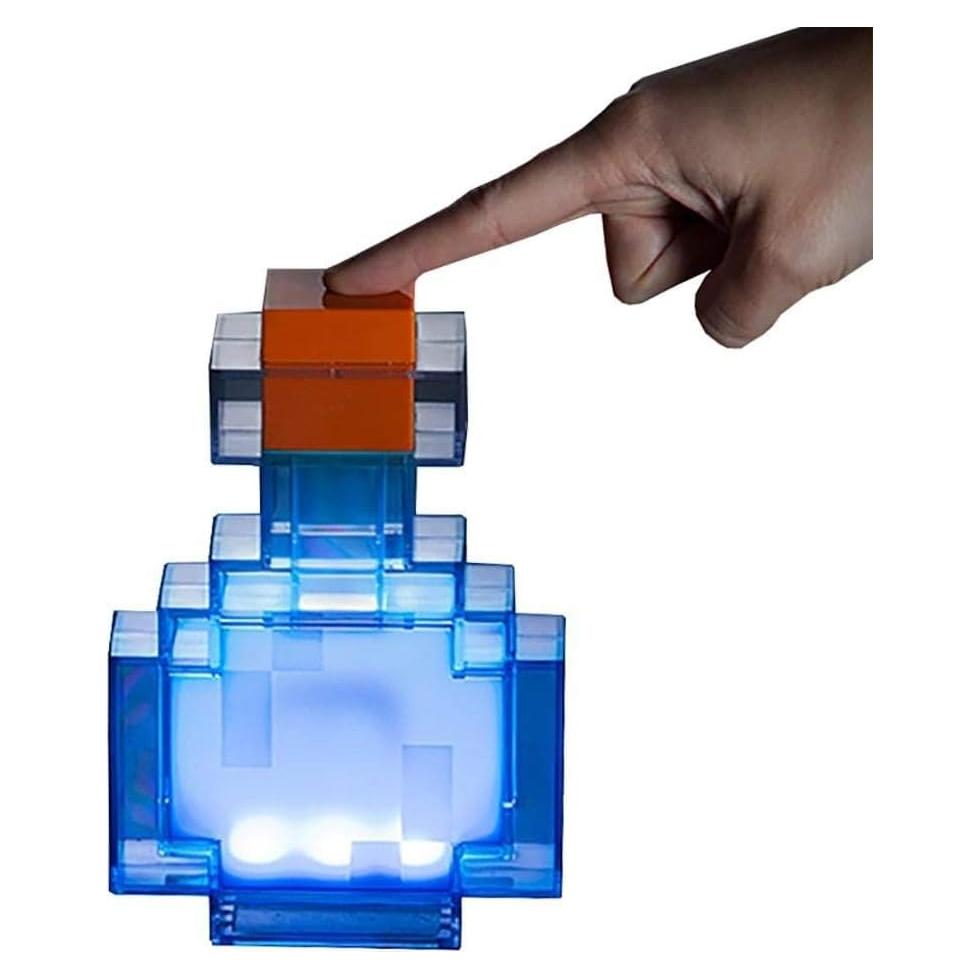 Lámpara de Escritorio LED Minecraft Botella de Poción 17.8 cm