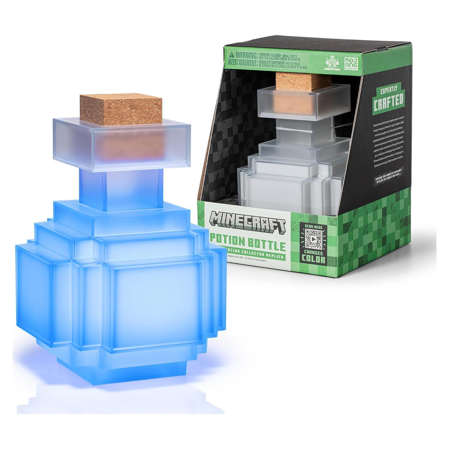 Botella de Poción LED Cambiante de Color Minecraft 16.5 cm