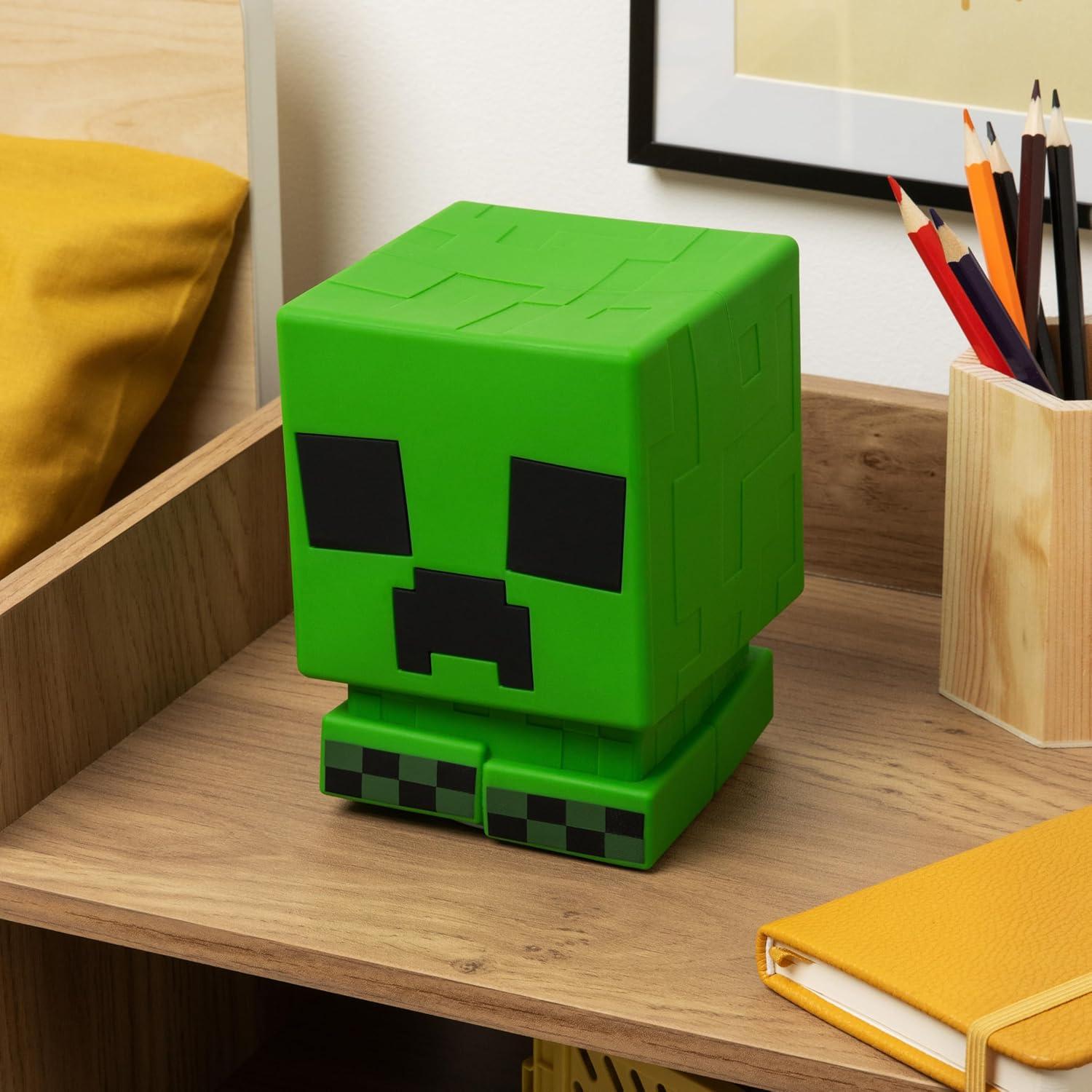 Lámpara Creeper SquishyGlo Paladone Verde Recargable 15cm