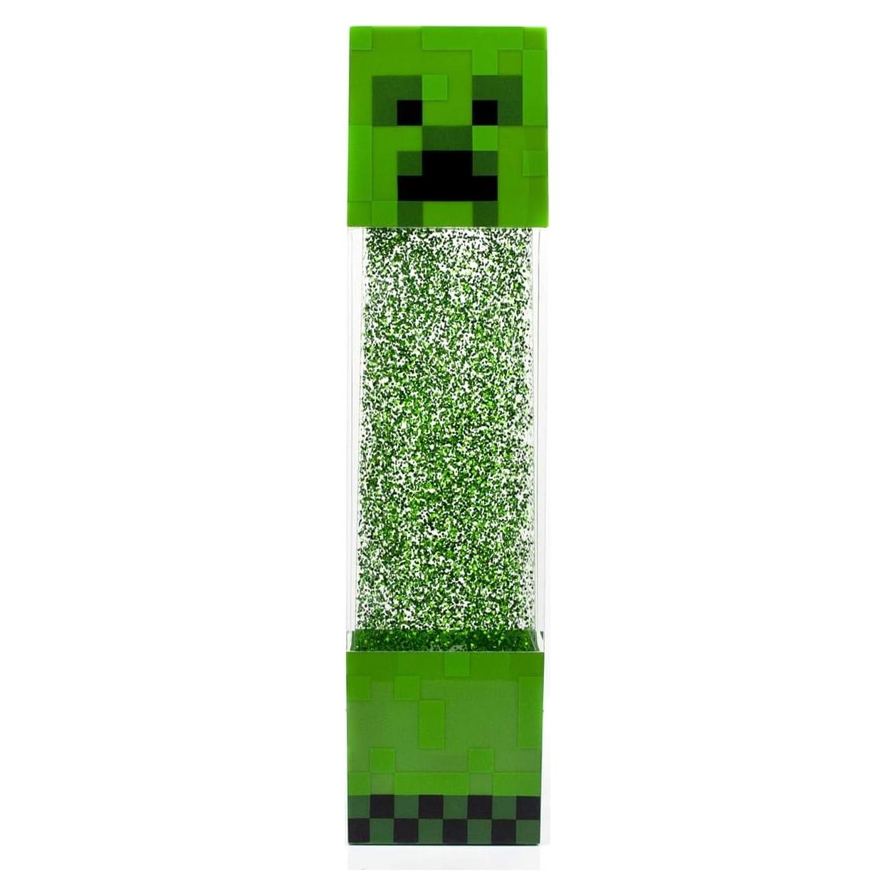 Lámpara LED Creeper Minecraft 30.48 cm Verde Portátil