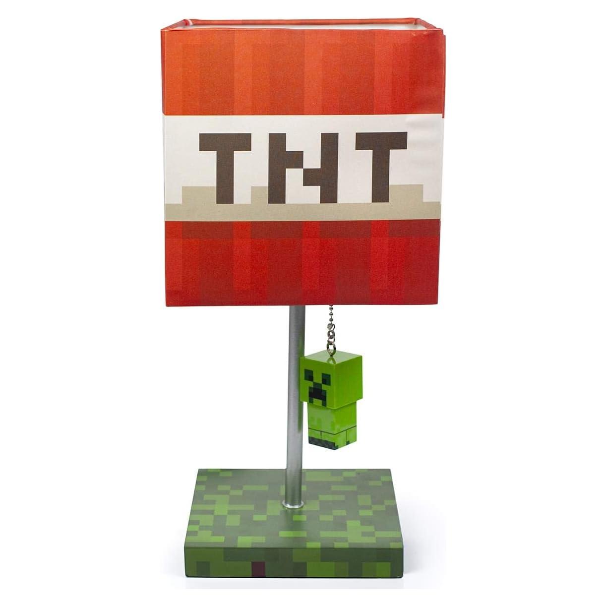 Lámpara de Escritorio LED Minecraft Creeper 3D 75.5x46.8cm