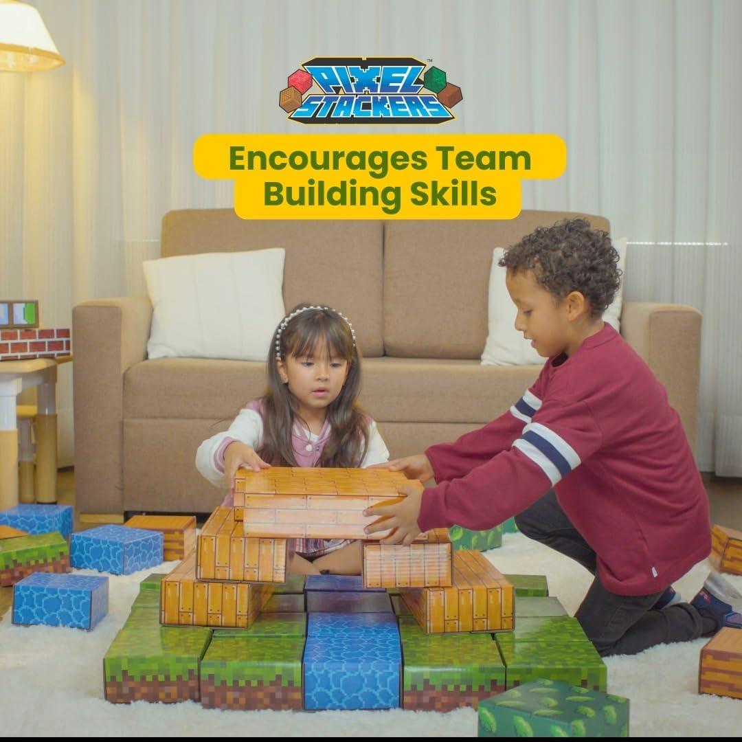 Bloques de Construcción Jumbo PixelStackers 100 Cartón 16.4 kg