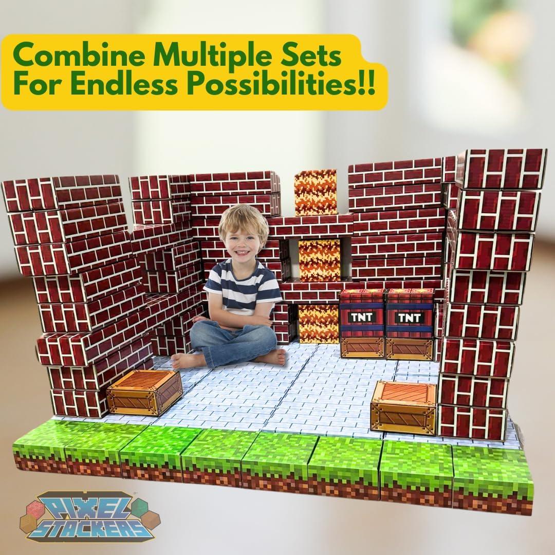 Bloques de Construcción Jumbo PixelStackers 100 Cartón 16.4 kg