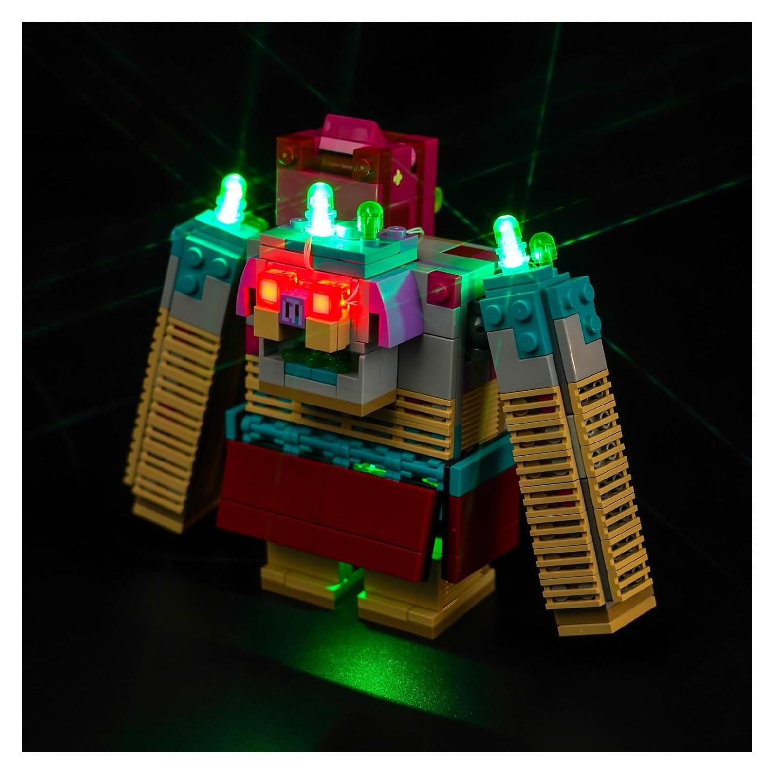 Kit de Luz LED BrickBling para Lego 21257 Mine-Craft