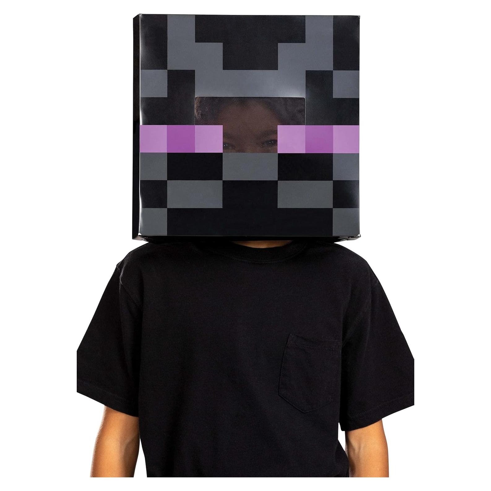 Disfraz Máscara Enderman Minecraft Niños - Accesorio Oficial
