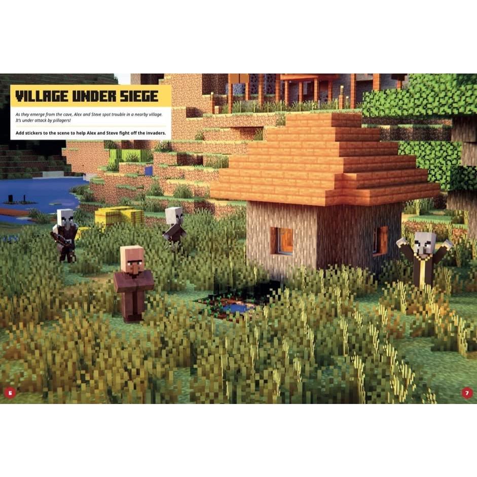 Minecraft Sticker Adventure: Treasure Hunt (Minecraft)