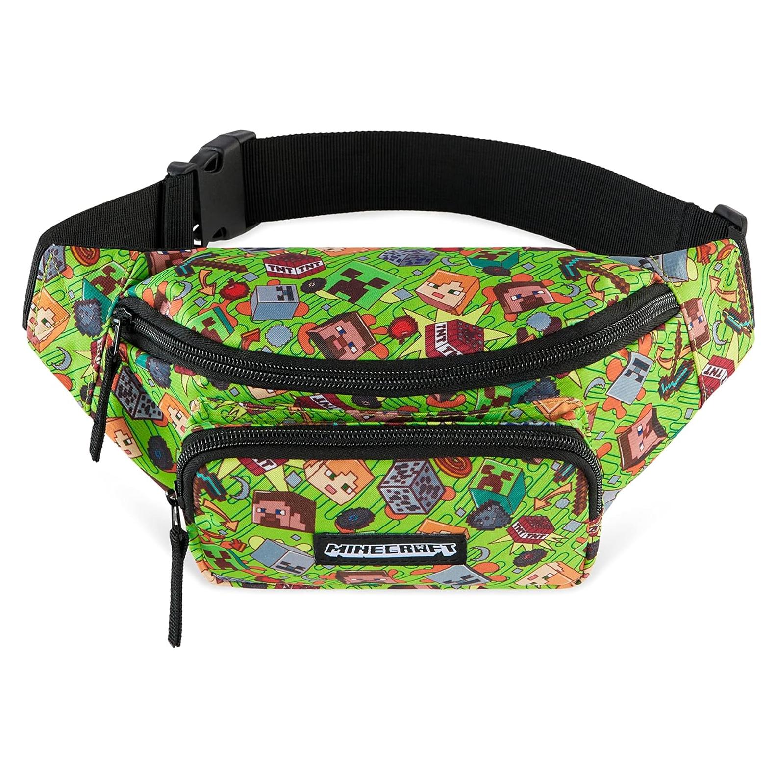 Mochila de Cintura Minecraft para Niños con Correa Ajustable
