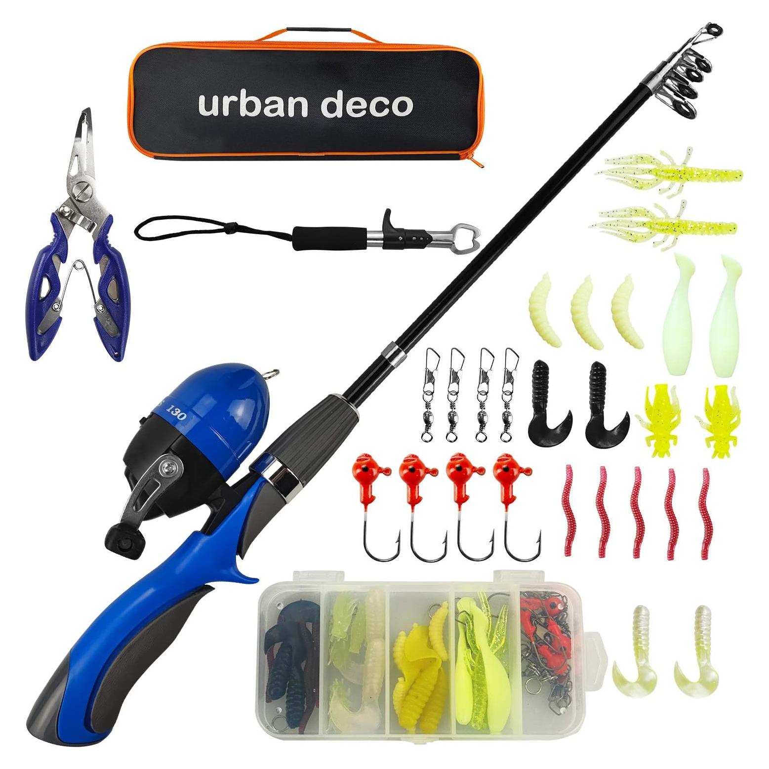 Caña de Pescar Telescópica Urban Deco 1.27m para Niños