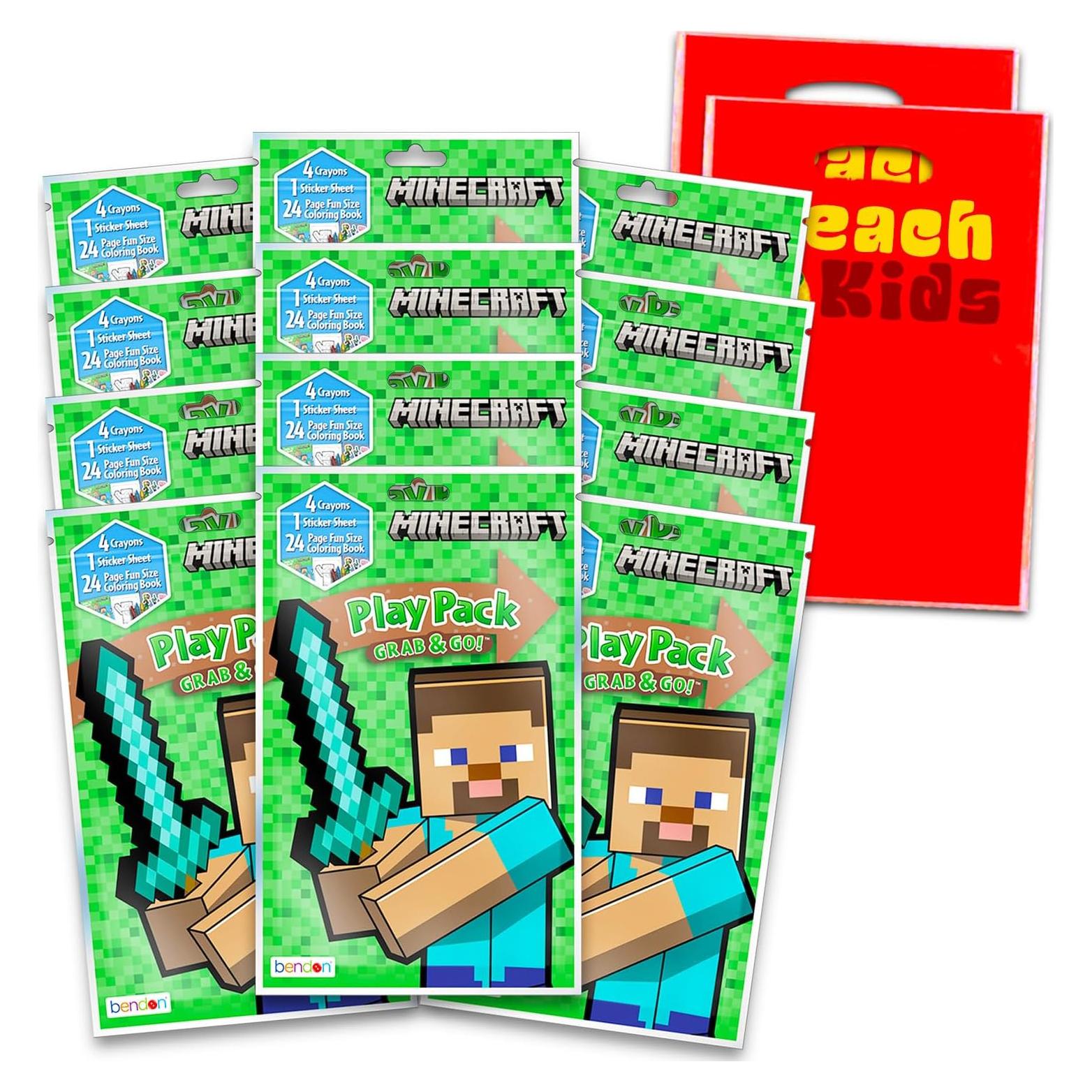 Paquete de Cumpleaños Minecraft - 12 Actividades para Niños