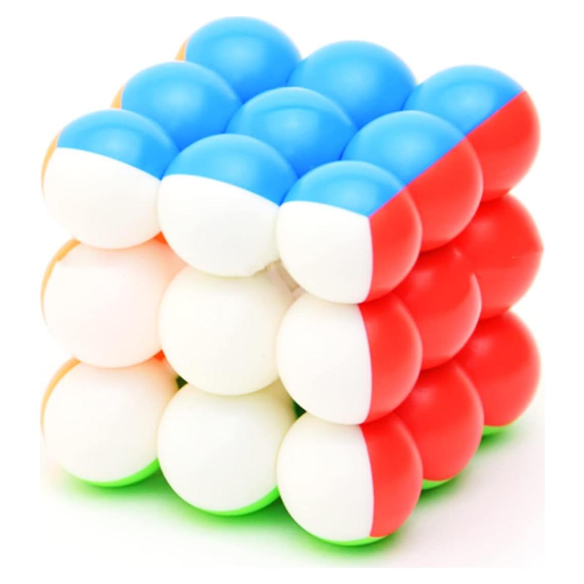 Cubo Mágico 3x3 Bead YJ Sin Pegatinas 69.8g 8cm