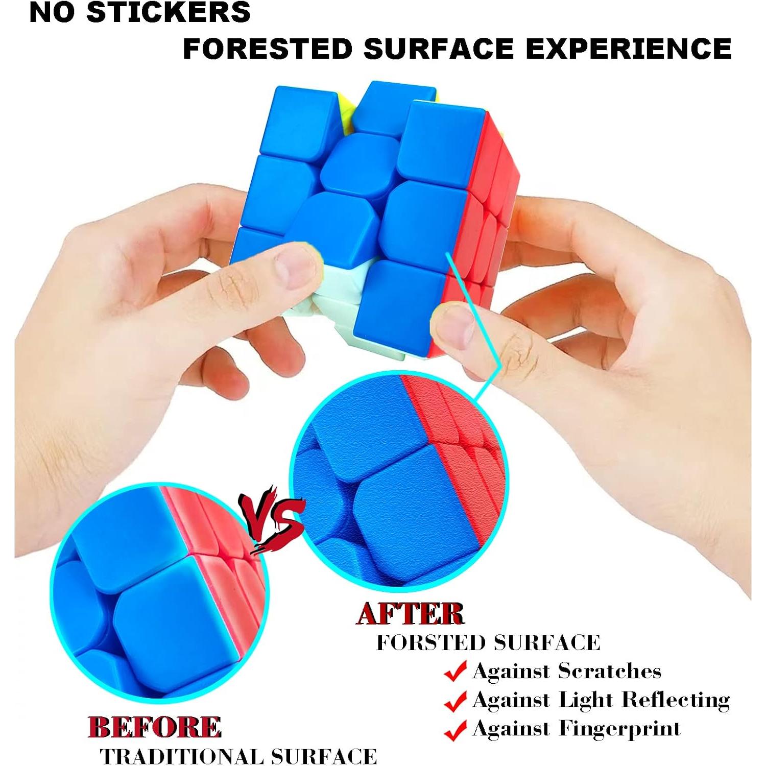 Juego de 6 Cubos Rápidos 3x3x3 Ella Dream - Giro Suave