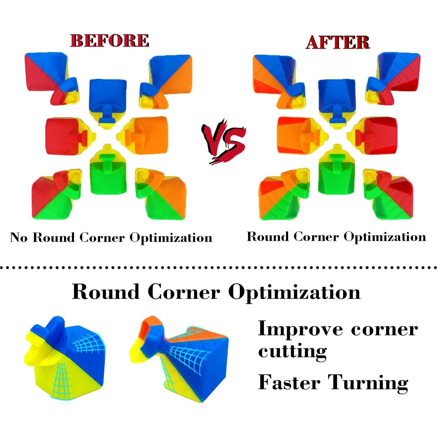 Juego de 6 Cubos Rápidos 3x3x3 Ella Dream - Giro Suave
