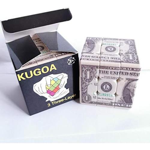 Cubo de Velocidad 3x3 LoyoE Patrón Billetes 5.6cm Antipop