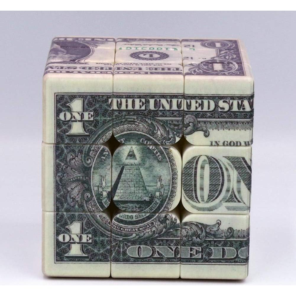 Cubo de Velocidad 3x3 LoyoE Patrón Billetes 5.6cm Antipop