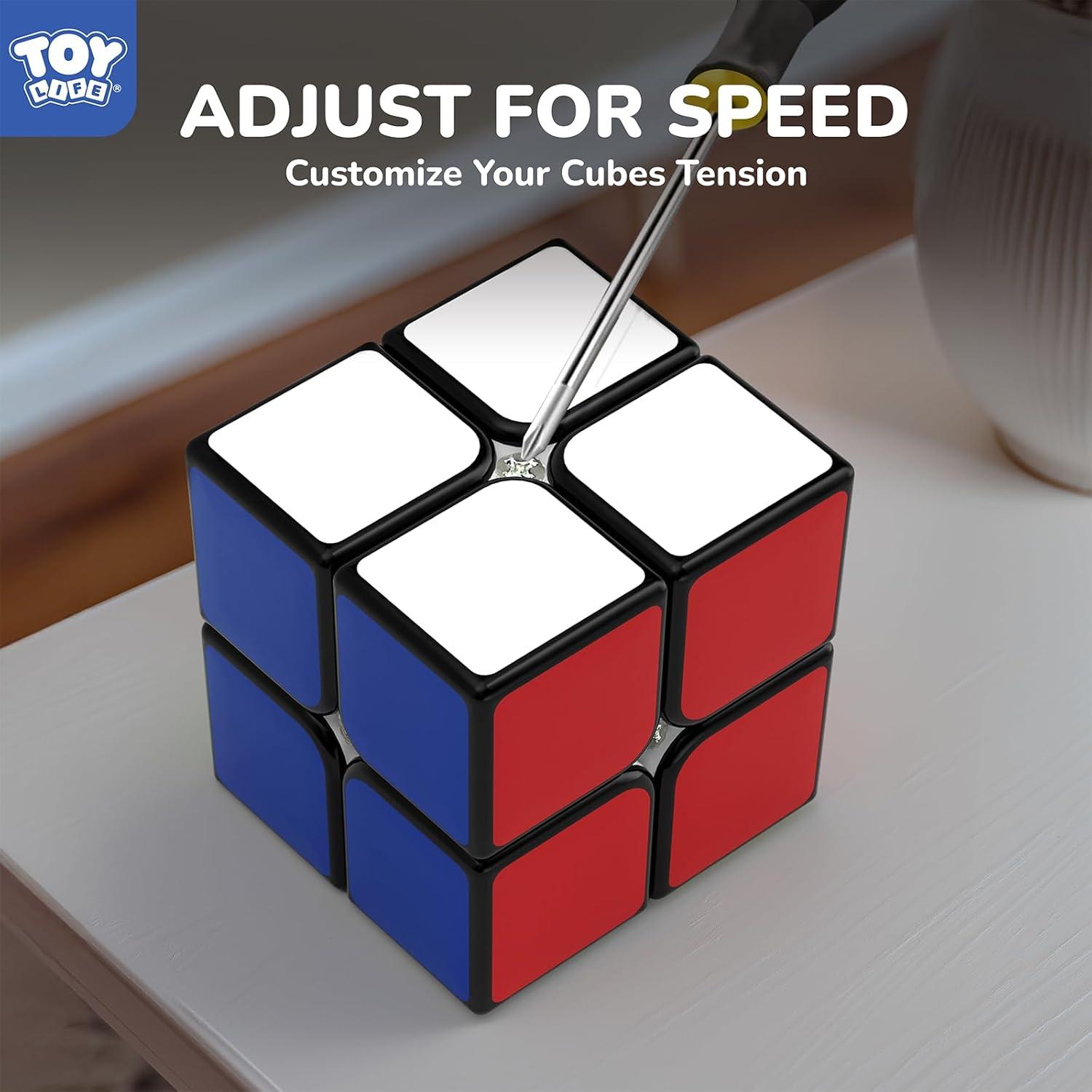 Conjunto de Cubos Mágicos STEAM Life 5 Pack - 3x3, 2x2, Pirámide, Megaminx