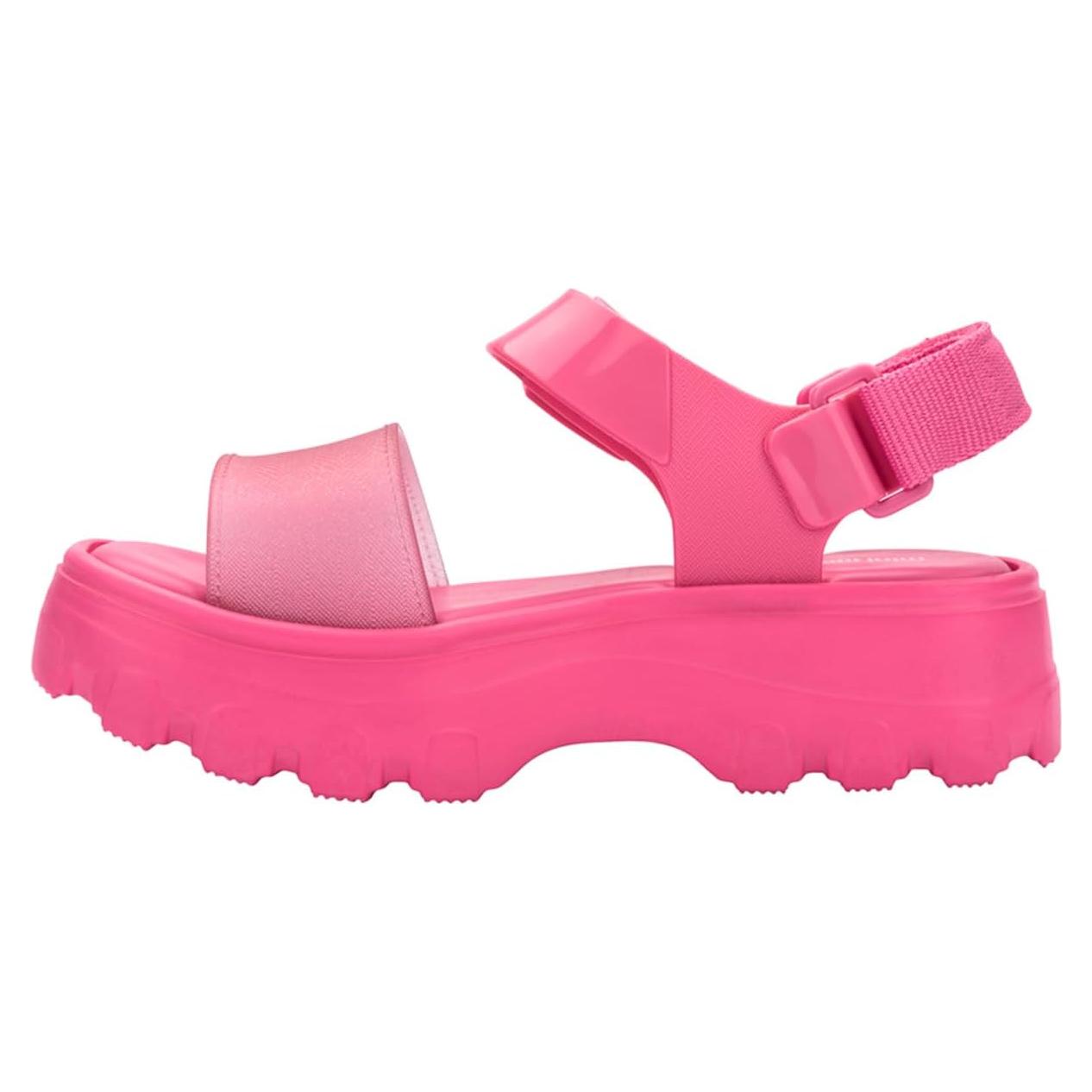 Sandalias Mini Melissa Kick Off para Niñas - Rosa 19x9x9.5cm