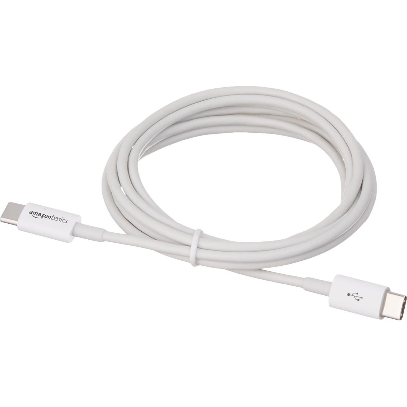 Cable de Carga Rápida USB-C a USB-C Amazon Basics 1.83m