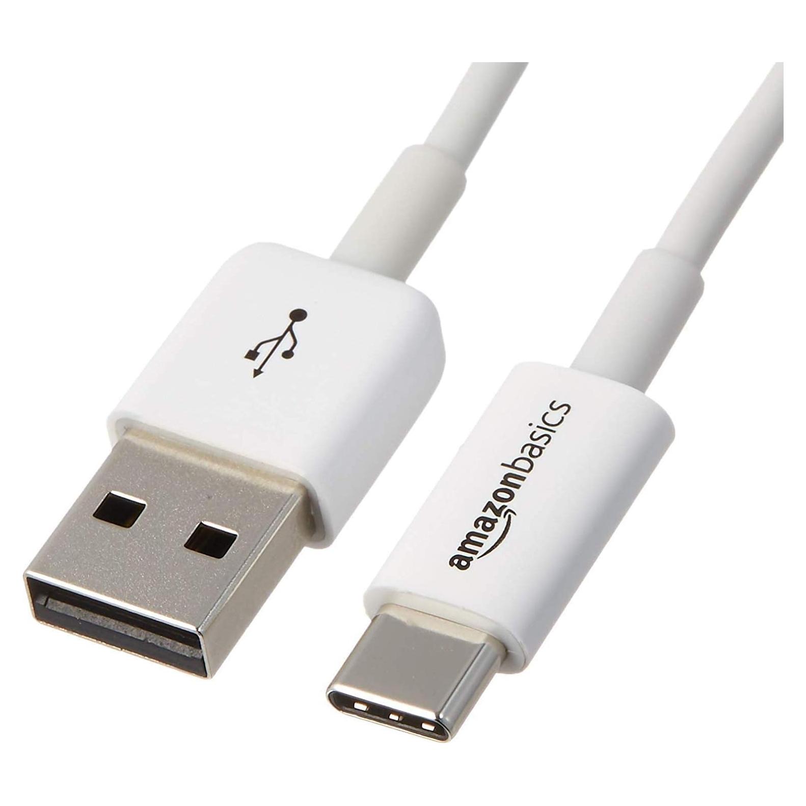 Cable de Carga Rápida USB-C a USB-A Amazon Basics 1.8m