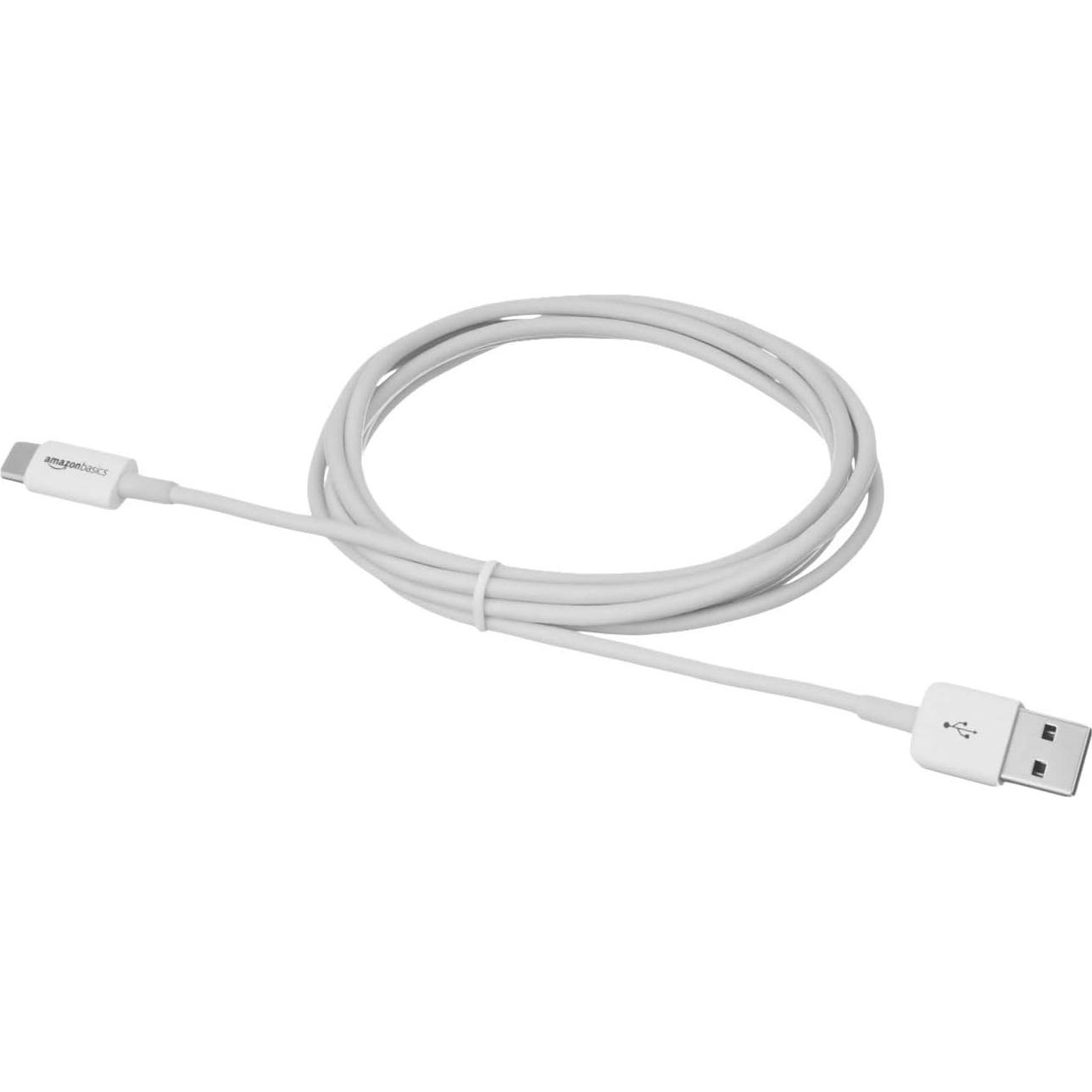 Cable de Carga Rápida USB-C a USB-A Amazon Basics 1.8m