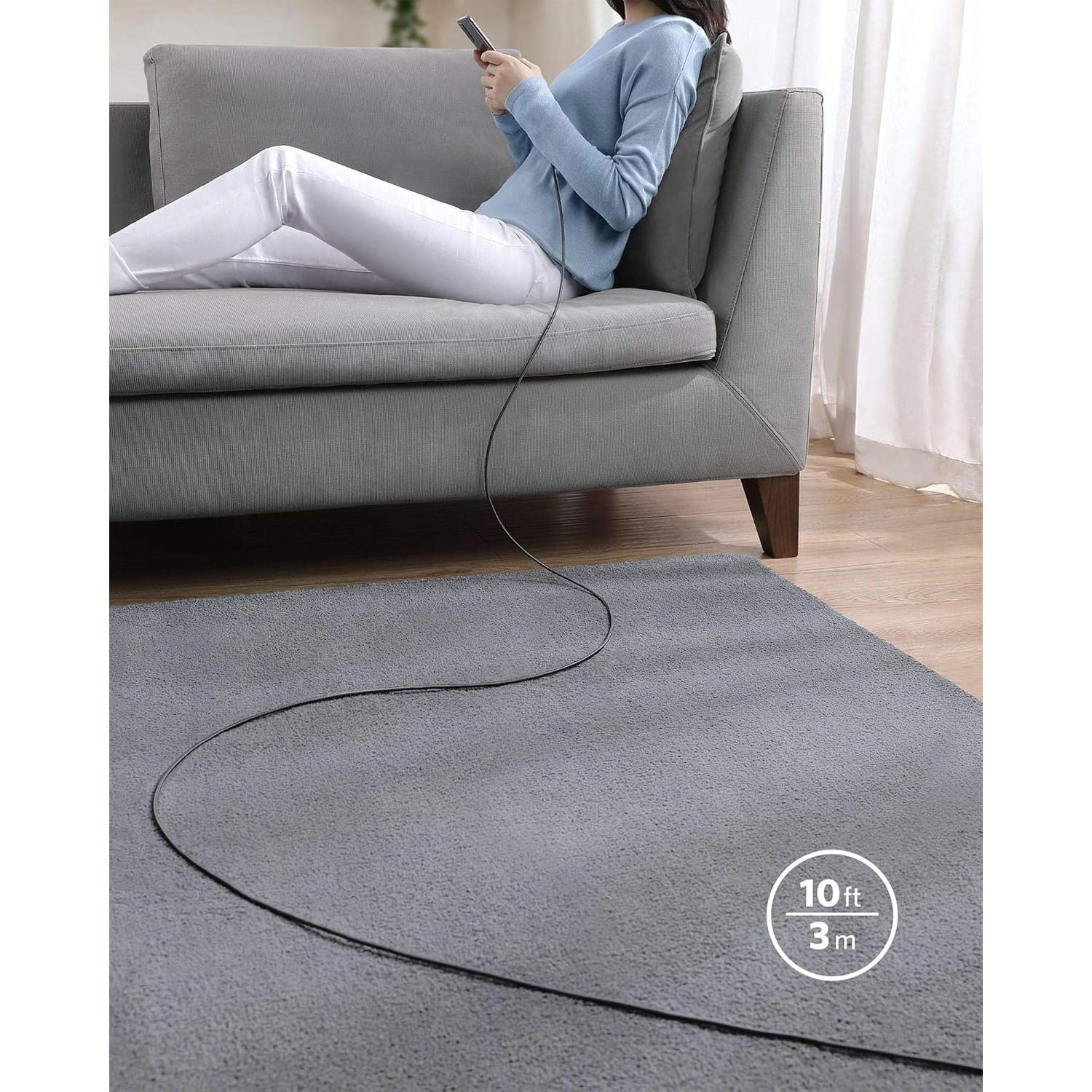 Cable USB C a USB C Anker 100W 3.05m Carga Rápida Negro