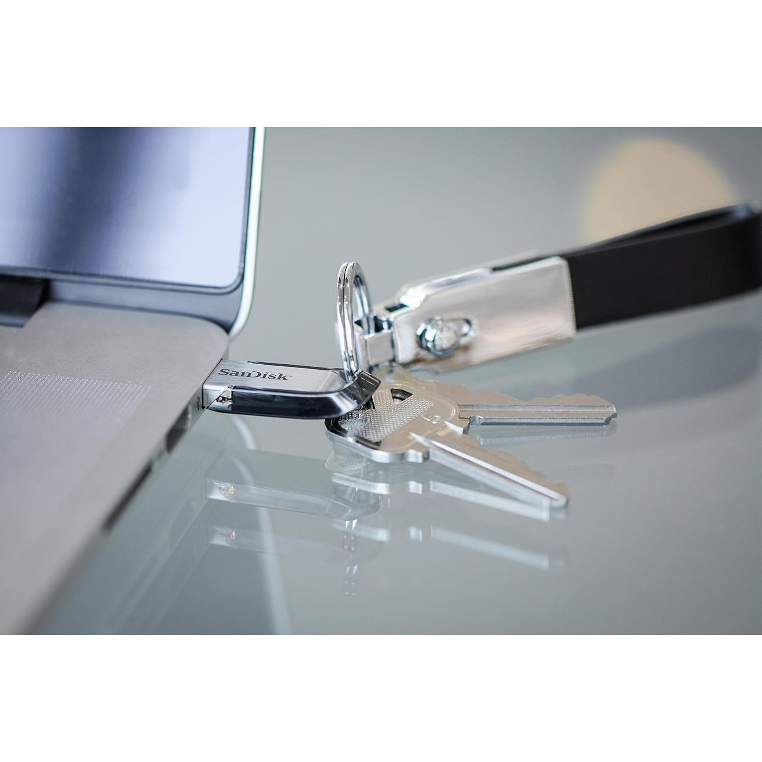 SanDisk Ultra Flair 128GB USB 3.0 Flash Drive Negro