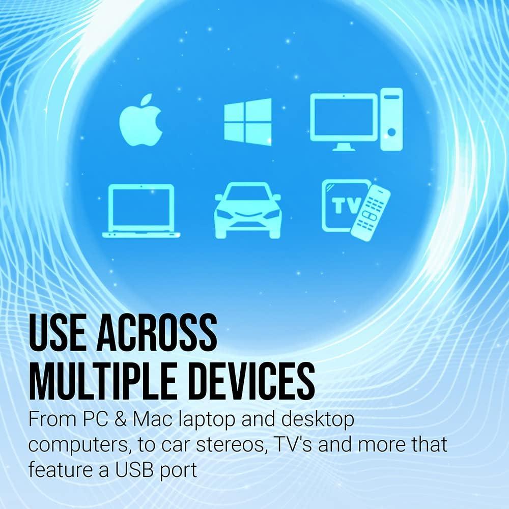 PNY Turbo Attaché 3 USB 3.0 128GB 5-Pack Gris - 100MB/s