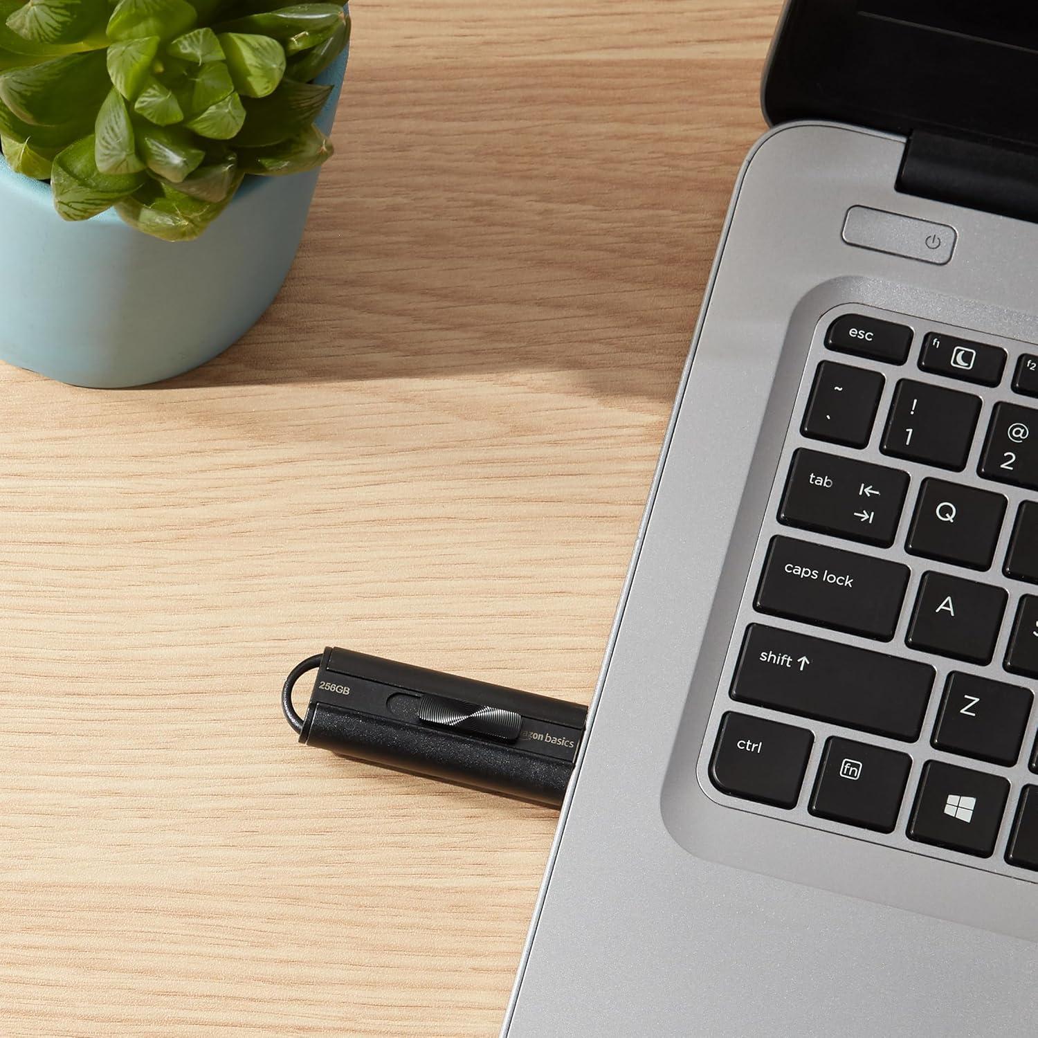 Unidad Flash USB 3.1 Amazon Basics 256GB Alta Velocidad
