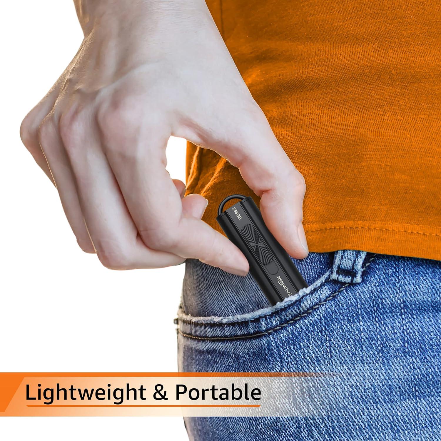 Unidad Flash USB 3.1 Amazon Basics 256GB Alta Velocidad