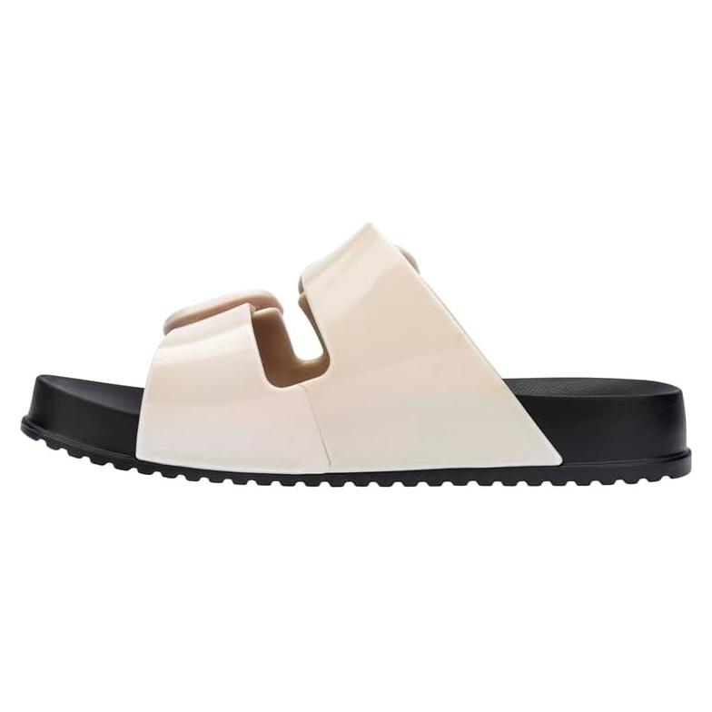 Sandalias Mini Melissa Cozy Jelly Slides Niña 11 Pequeño Negro/Beige