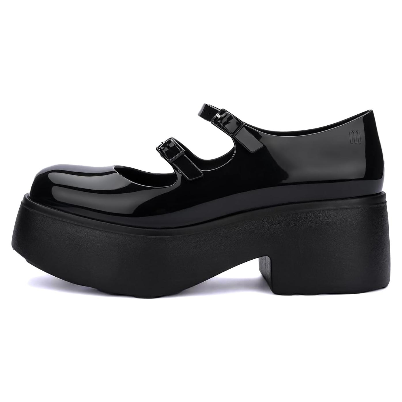 Zapatos Mary Jane Melissa Farah para Mujeres - Negro 30.68x28.10cm