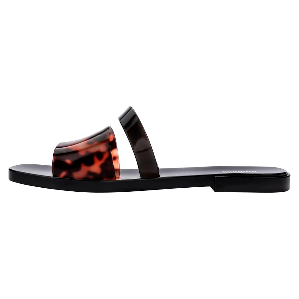Melissa Ivy Slide II Mujeres Negro/Tortuga 23.66x9.34cm
