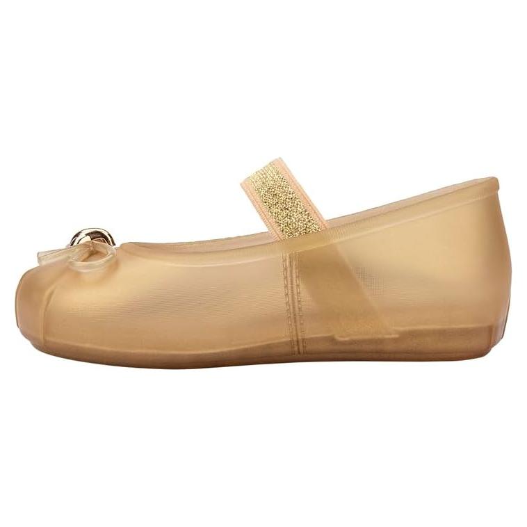 Zapatos Mini Melissa Sophie Ballet para Niñas 10 Beige Perlado