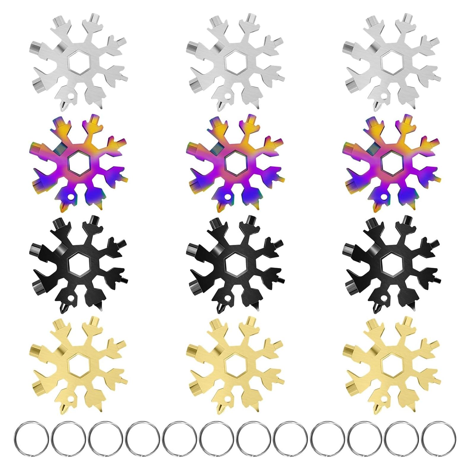 Multiherramienta Copo de Nieve 18 en 1 GoosWexmzl 12 Piezas