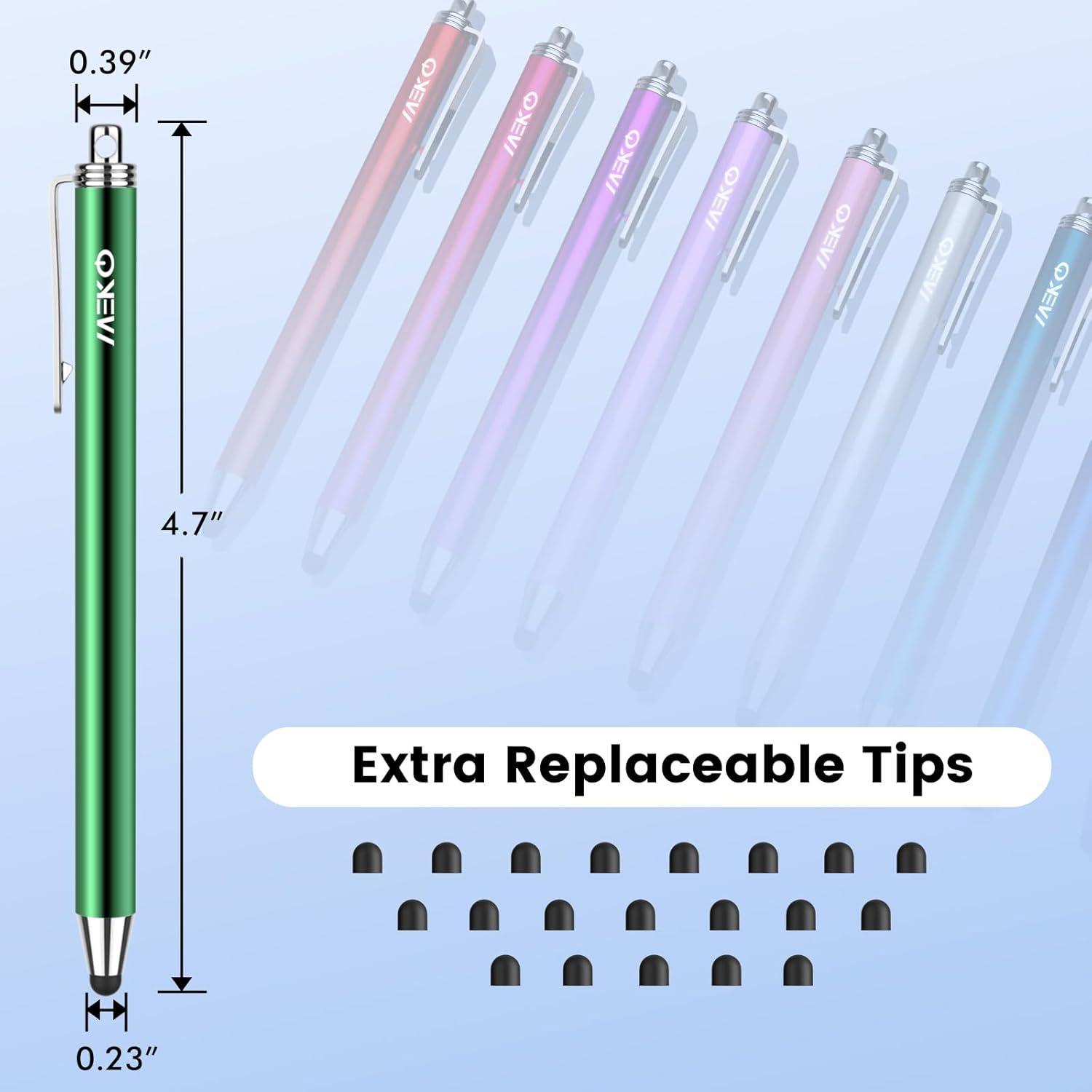 Bolígrafos Stylus MEKO 10 Piezas con 20 Puntas Reemplazo