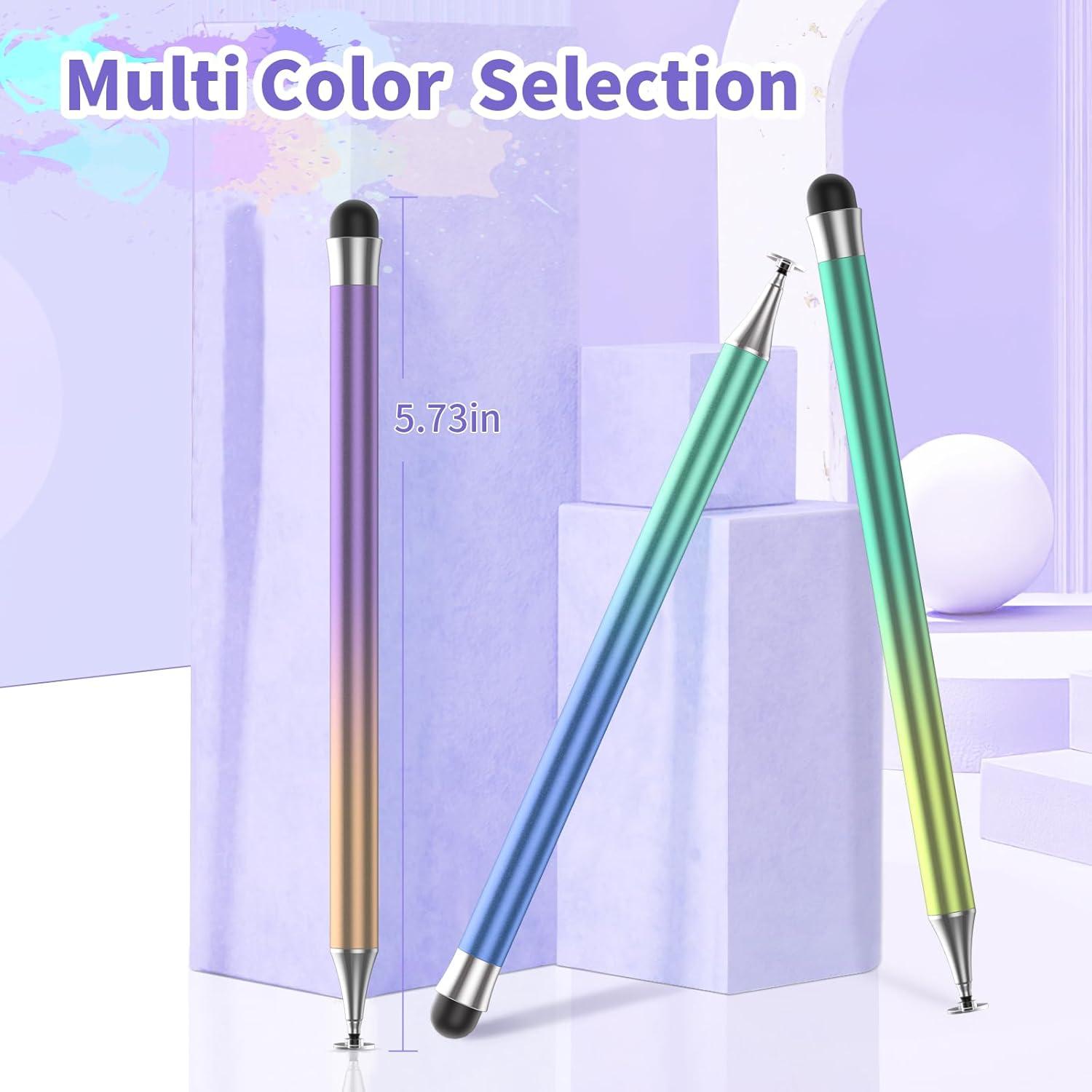 Lápices Stylus Coloridos OOCLCURFUL para Pantallas Táctiles - 3 Pcs