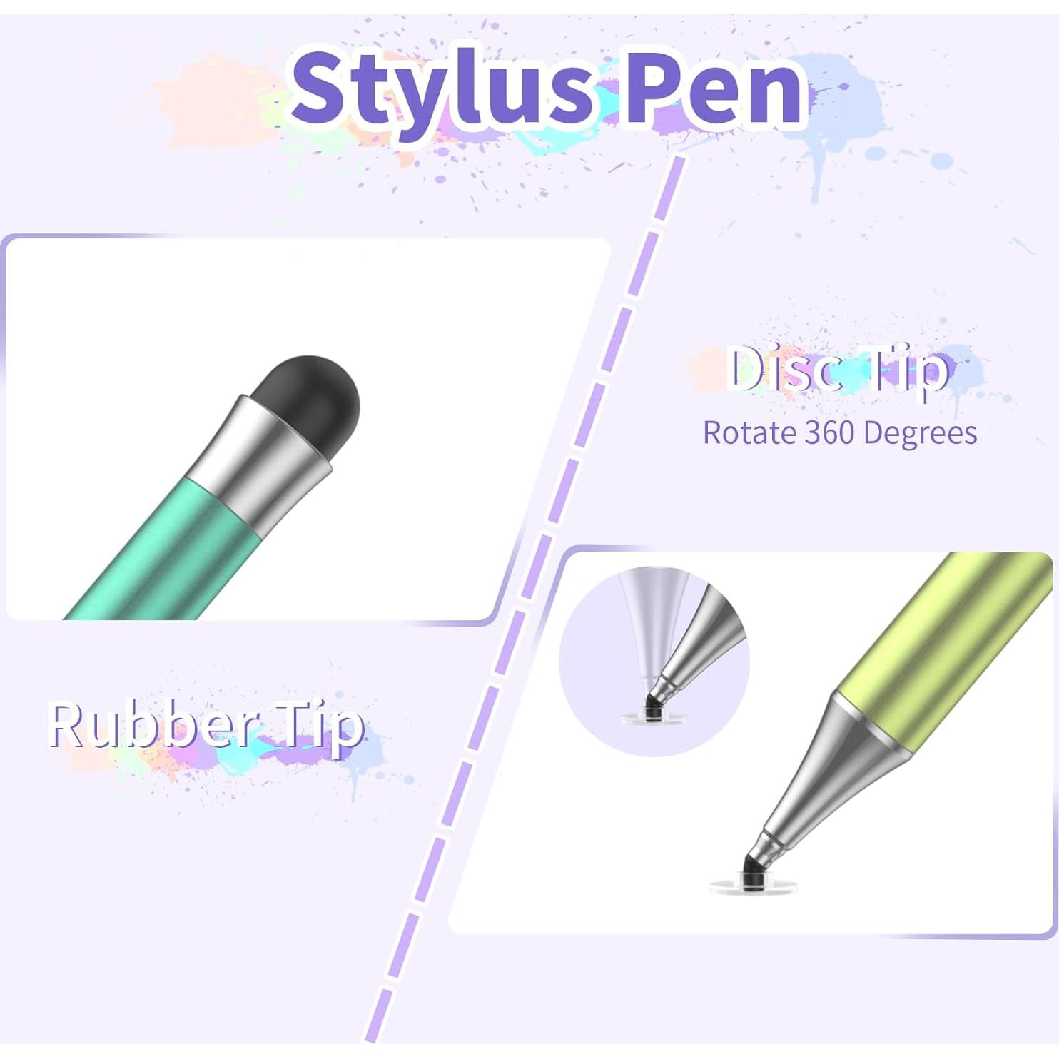 Lápices Stylus Coloridos OOCLCURFUL para Pantallas Táctiles - 3 Pcs