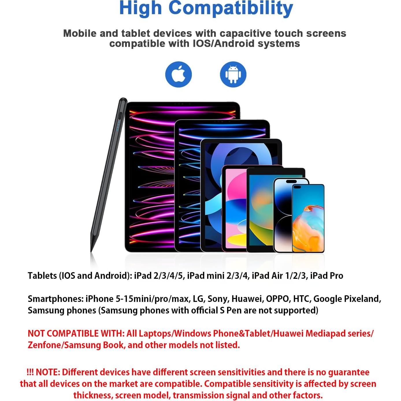 Lápiz Óptico DOGAIN para Pantallas Táctiles USB-C Negro