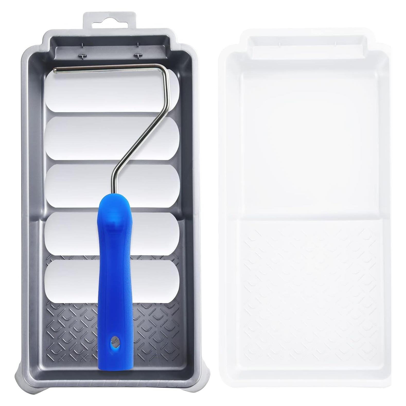 Kit de Rodillo de Pintura de Espuma Mister Rui 4" - 8 Piezas