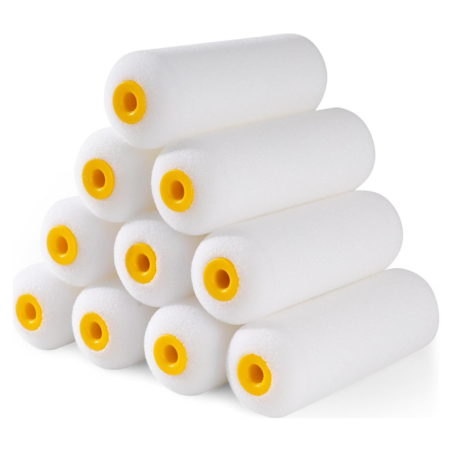 Rodillos de Pintura de Espuma Mister Rui 4 Pulgadas - 10 Piezas