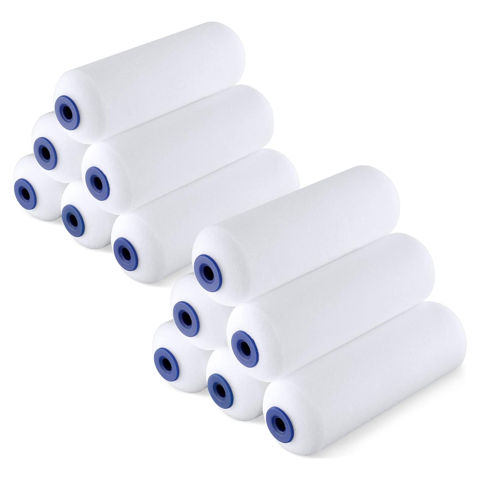 WORKPRO Kit de 12 Rodillos de Pintura de Espuma 10.16 cm