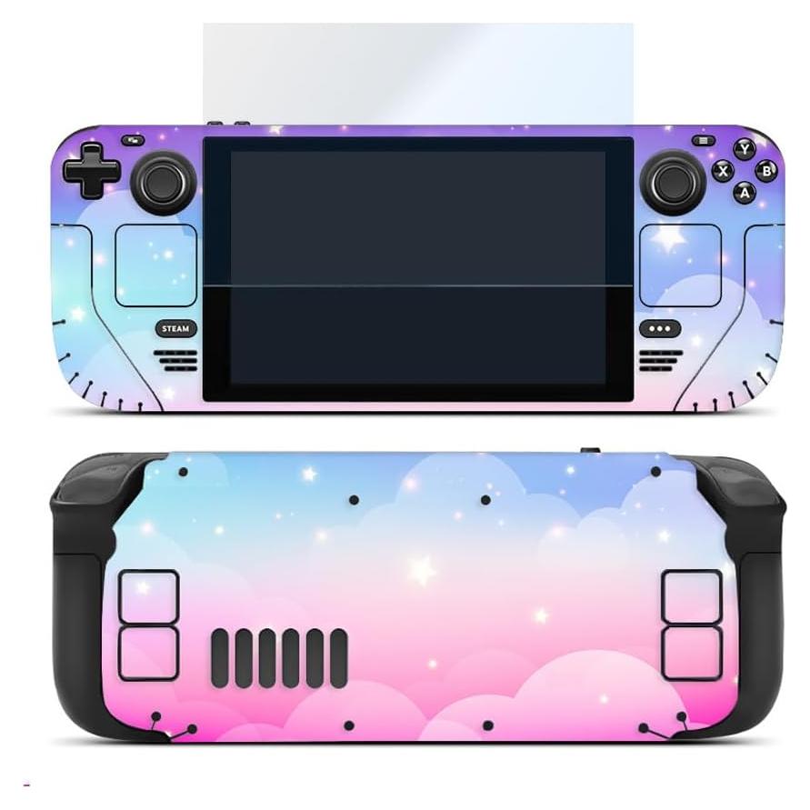 Calcomanía Skin Wrap para Steam Deck SYGTOYUE + Protector HD