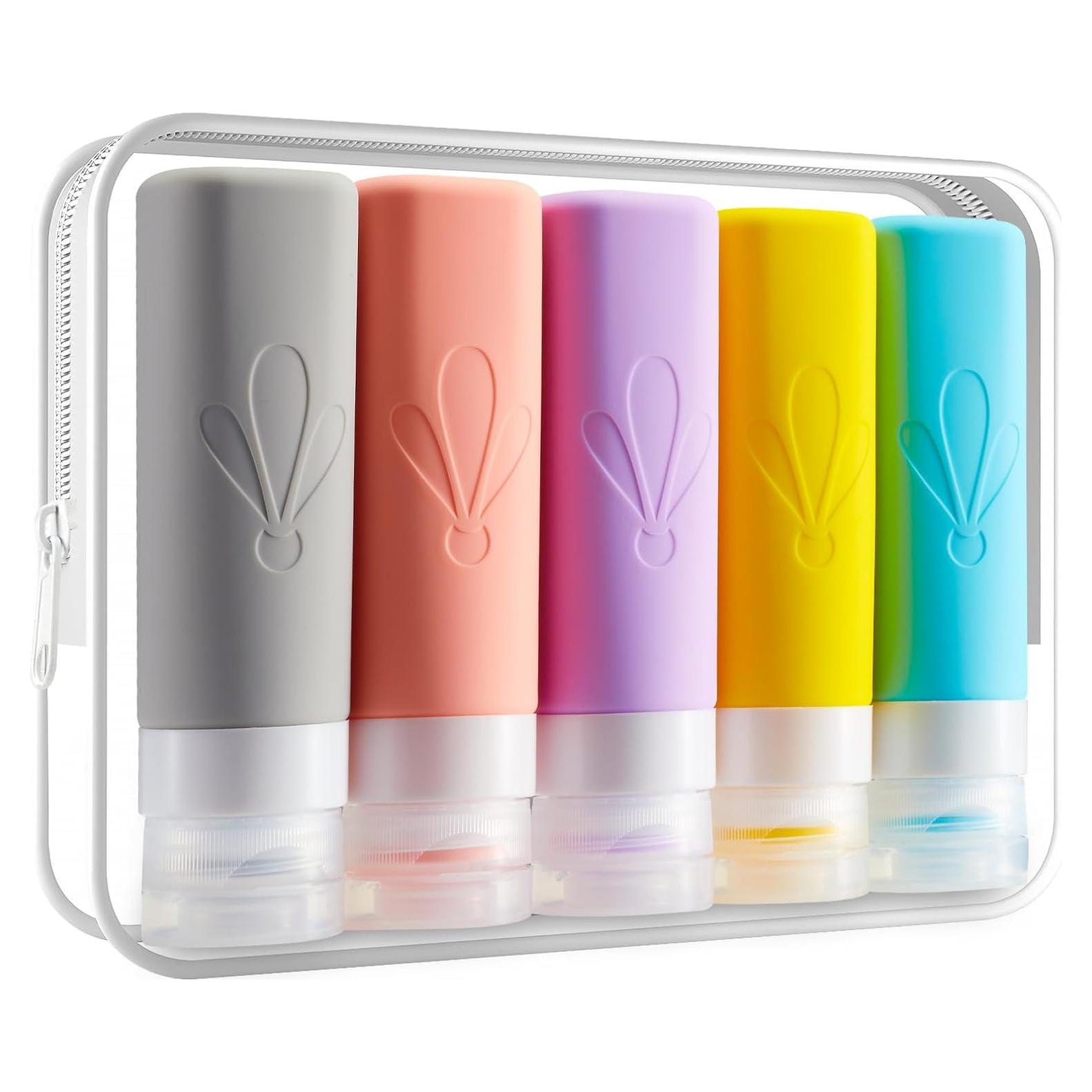 Botellas de Viaje INSFIT 90ml A Prueba de Fugas - 5 Piezas