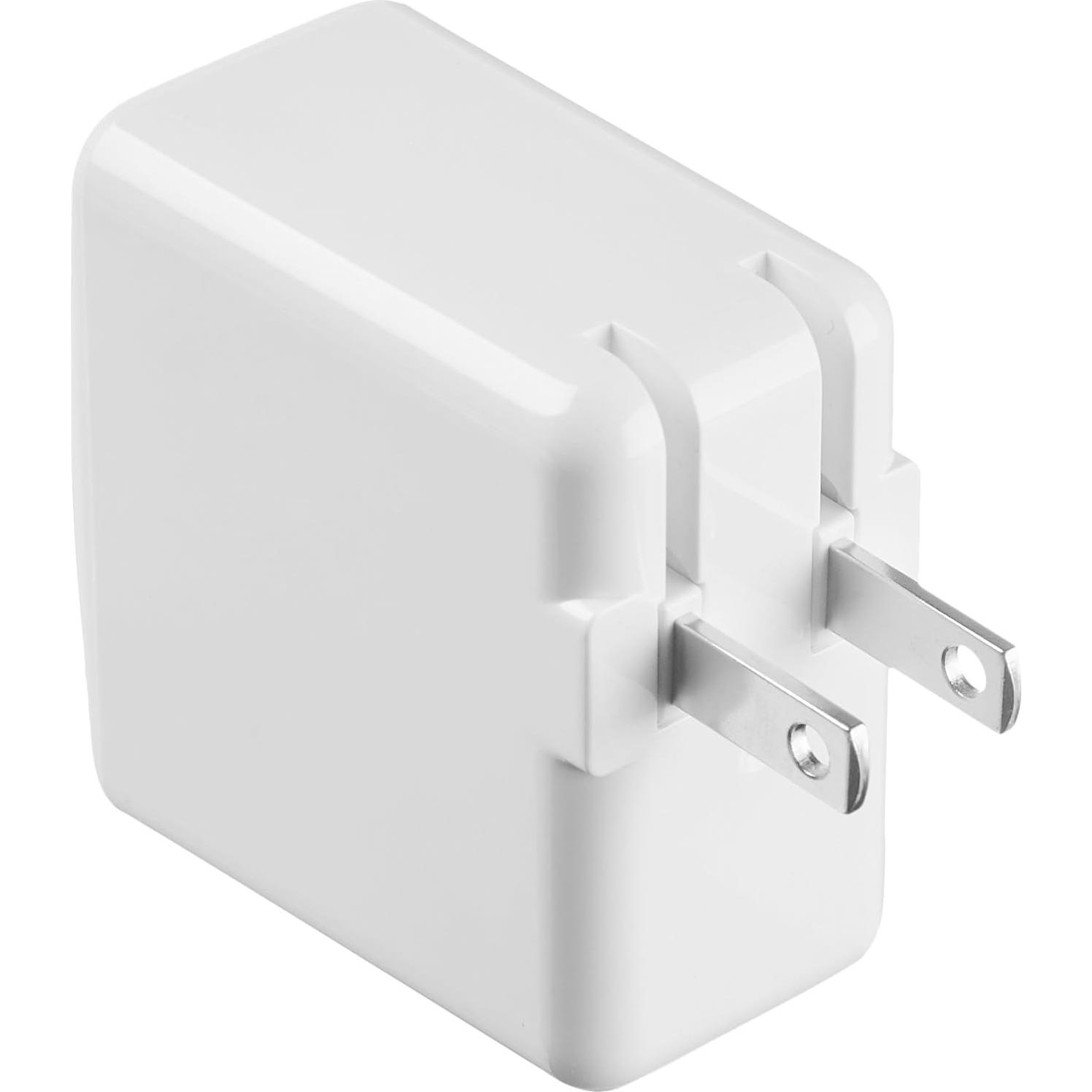 Cargador de Pared USB-A 24W Amazon Basics Blanco