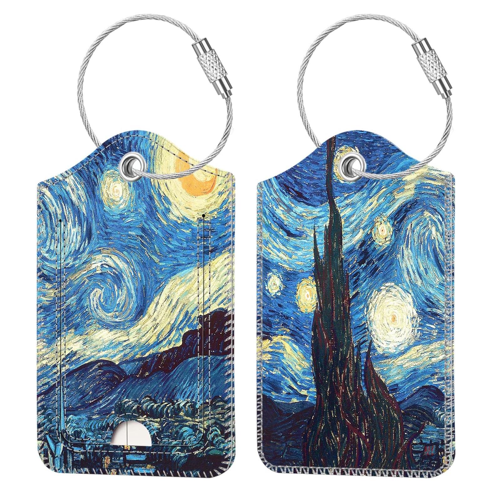 Etiquetas de Equipaje Fintie Noche Estrellada - 2 Pzs