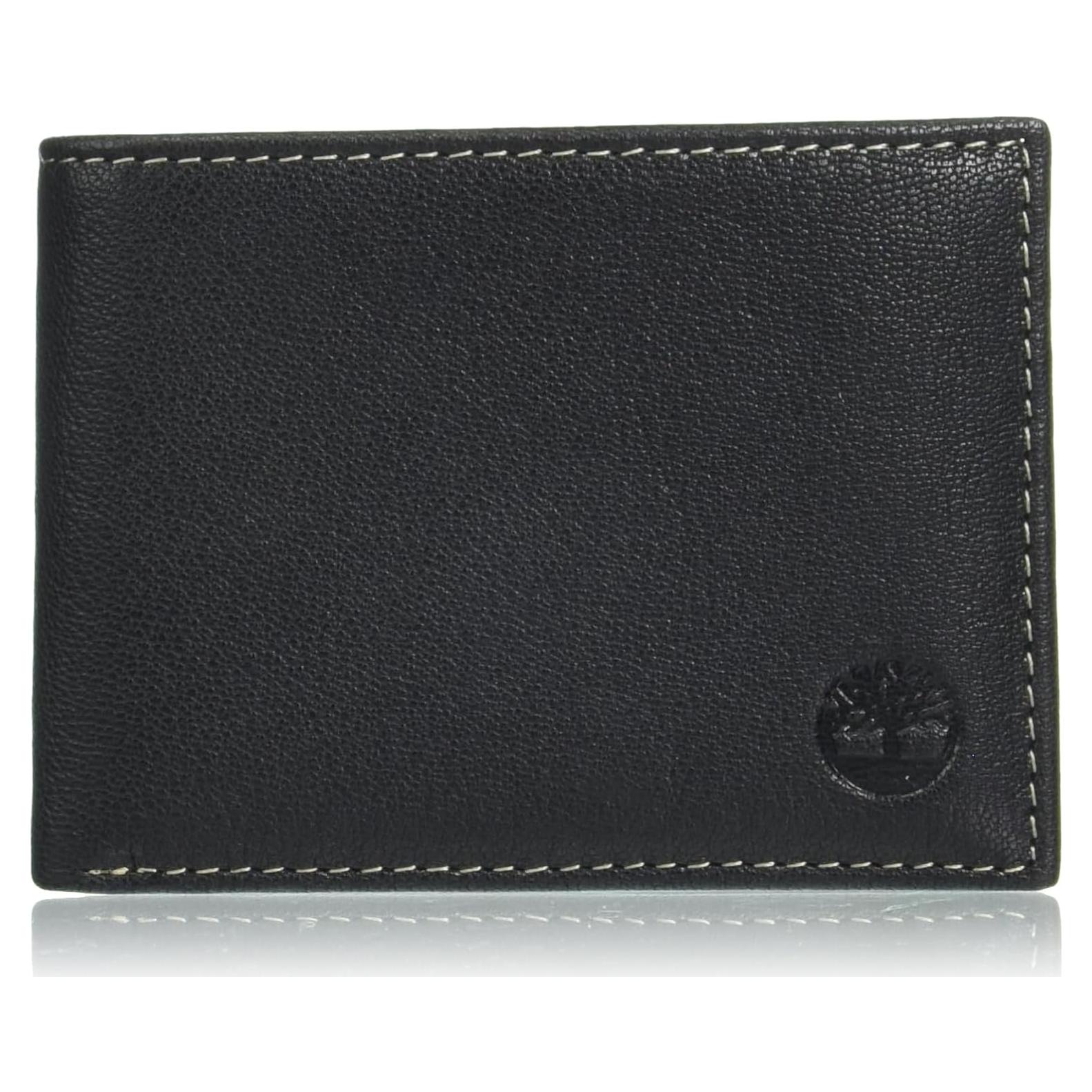 Billetera Timberland de cuero con bloqueo RFID para hombres