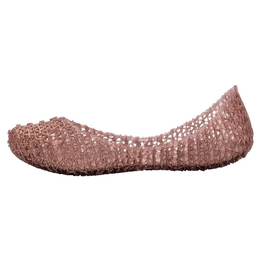 Zapatos Mini Melissa Campana Papel Niñas Glitter Rosa 19cm