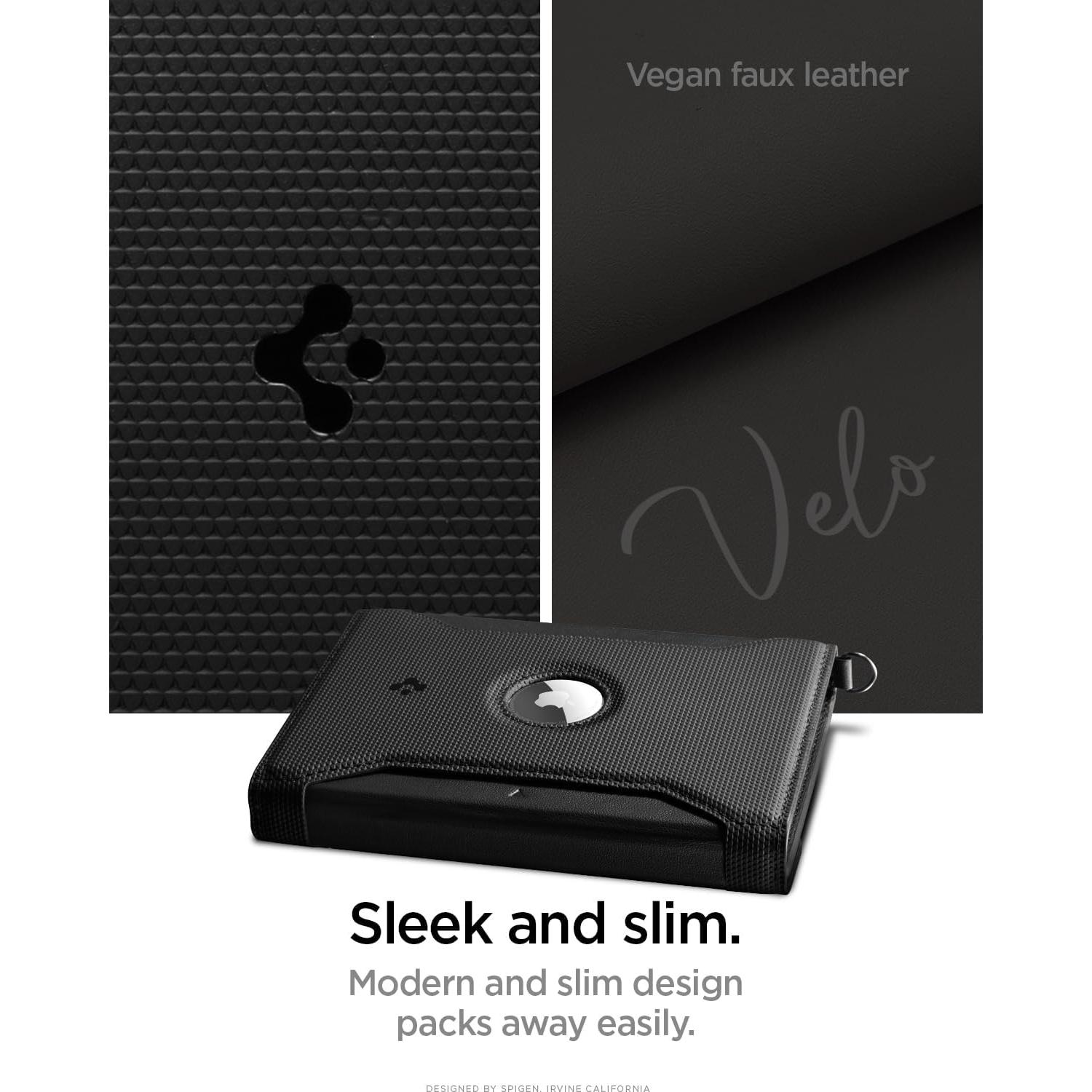 Cubierta de Pasaporte Spigen Life Holder Negro con RFID