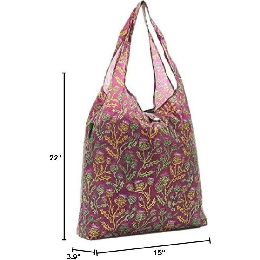 Bolsa de Compras Reutilizable ECO CHIC Púrpura - Plegable e Impermeable
