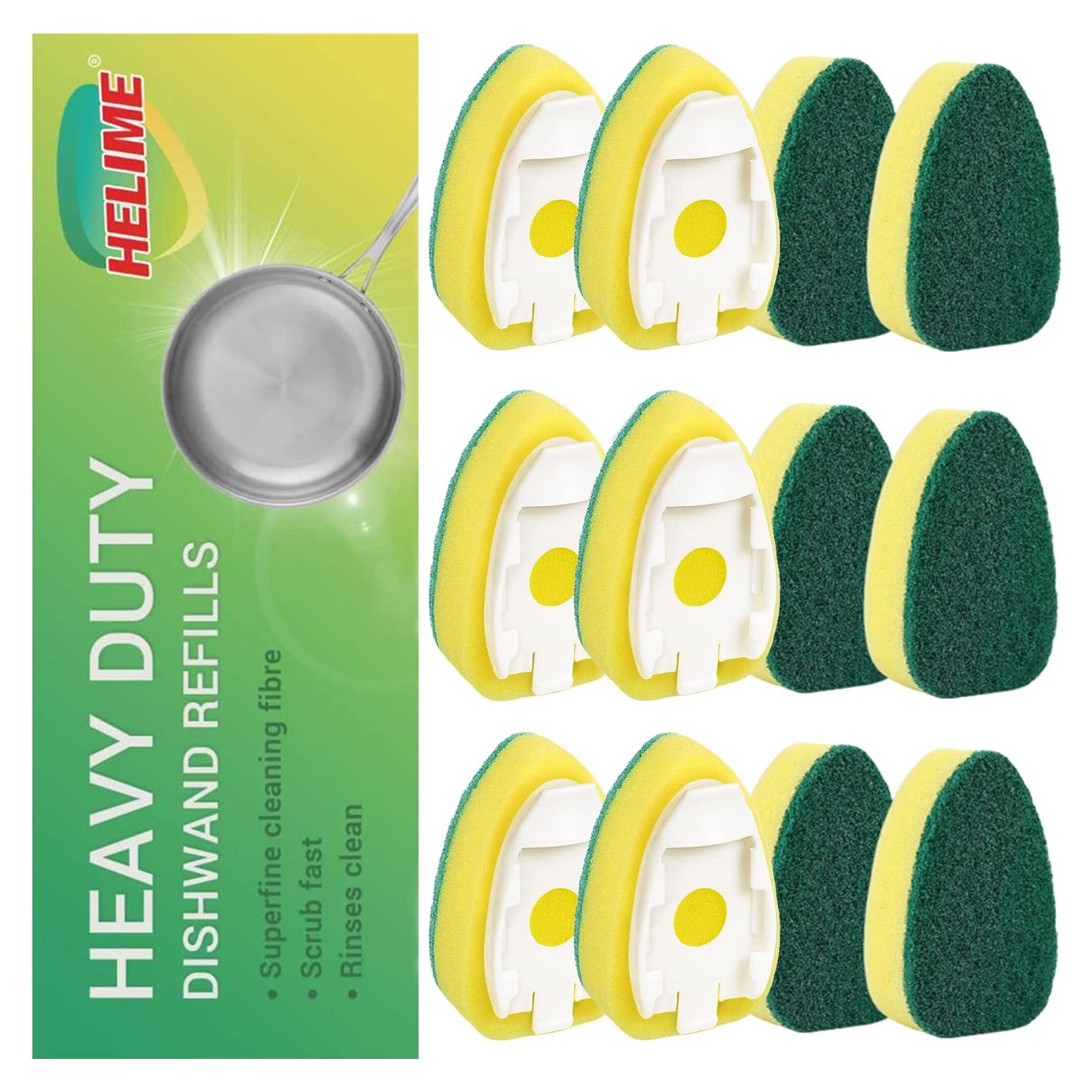 Recargas de Esponjas para Wand de Platos HELIME 12 Paquete