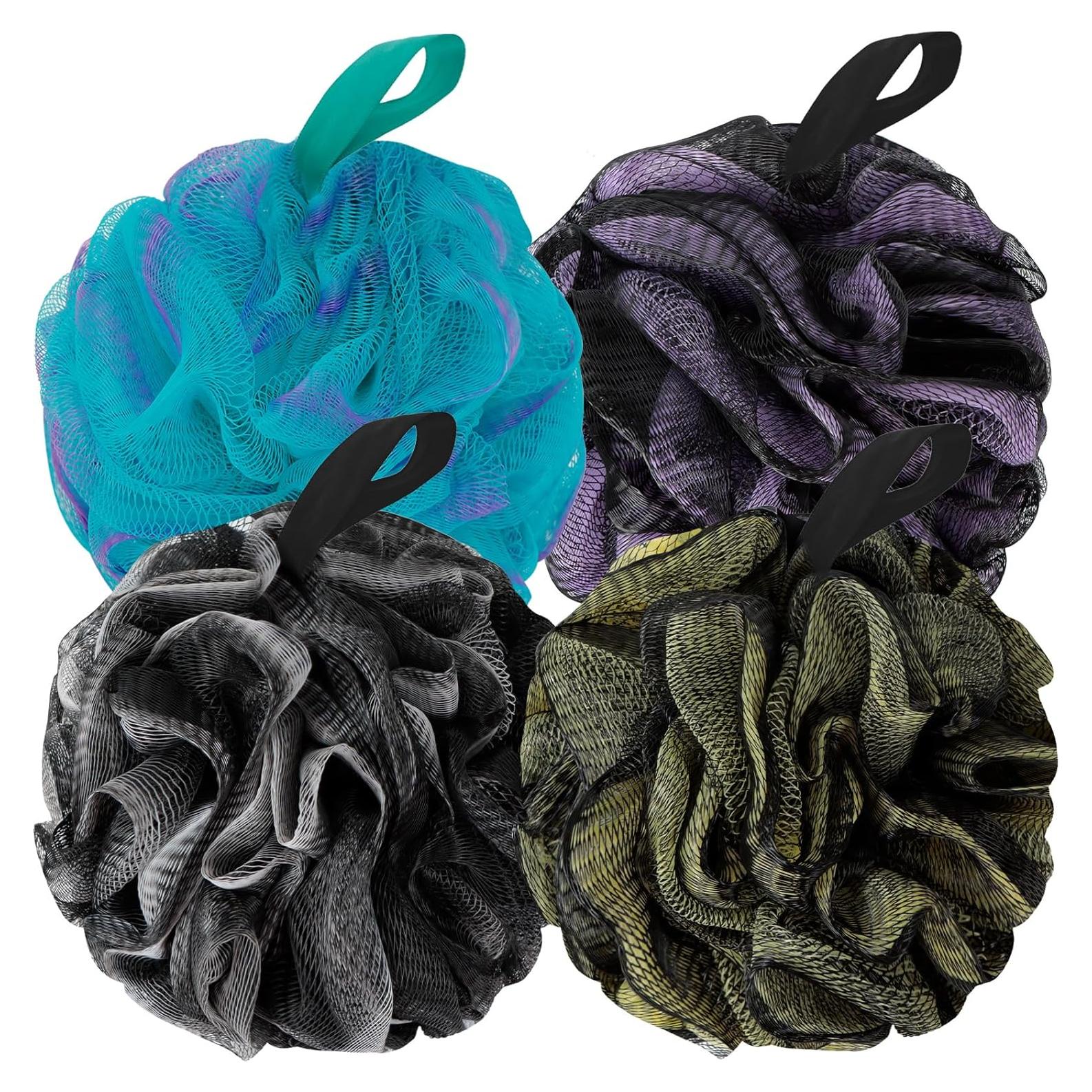 Esponja de Ducha Loofah BCKENEY - Paquete de 4 Unidades 60g